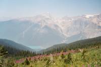 Emerald Lake in smoke